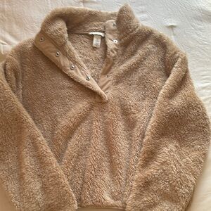H&M Tan Fleece with Plush Texture